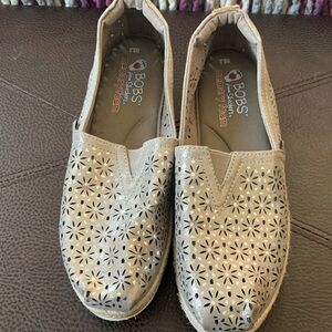 BOBS from Skechers Beige Floral Loafers
